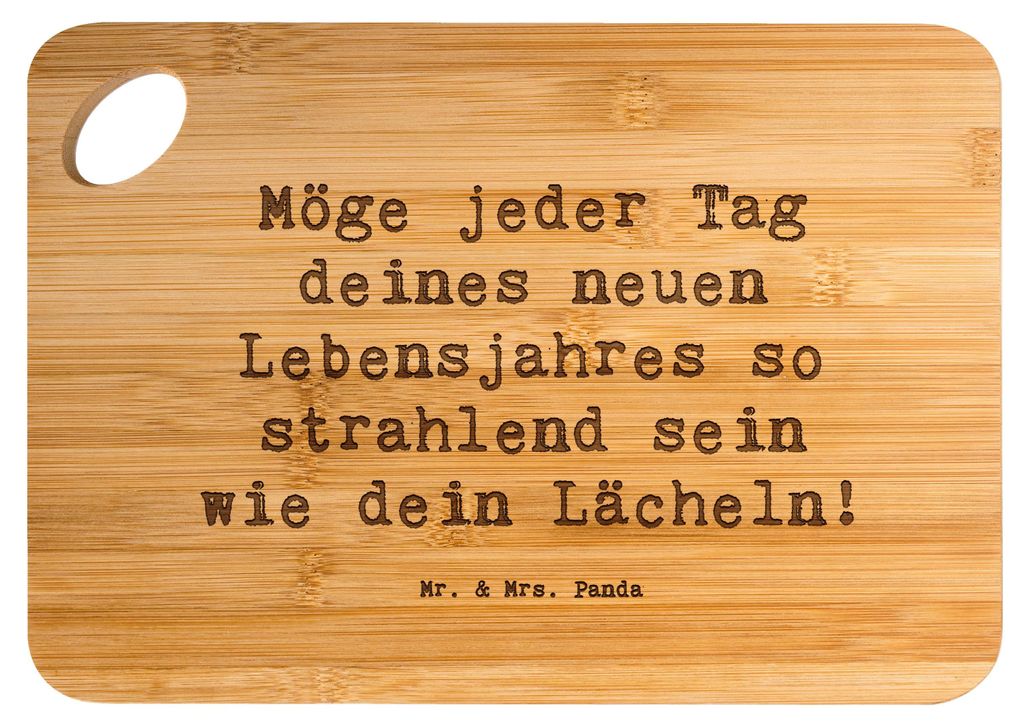 Mr. & Mrs. Panda Frühstücksbrett Spruch 80. Geburtstag Produktbild 