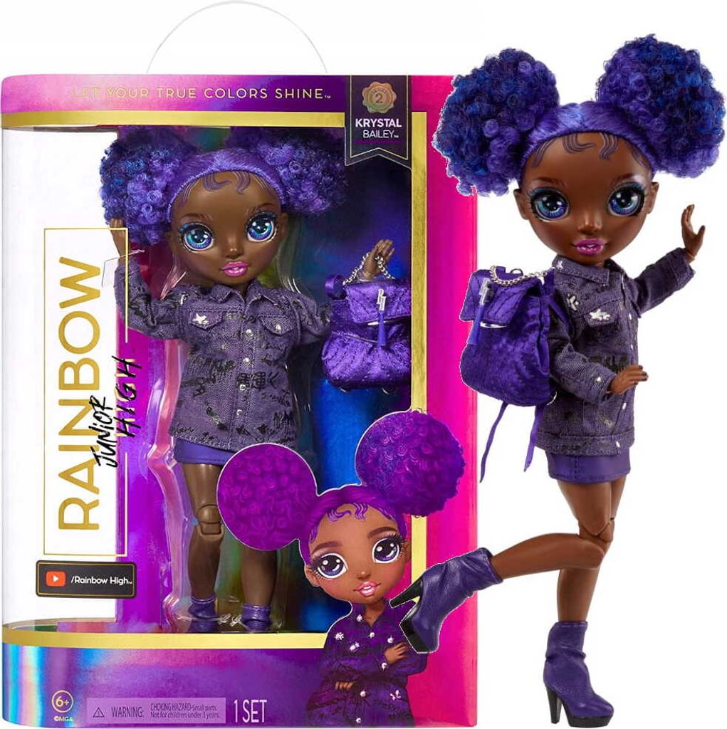 Rainbow High Junior High Doll Series 2- Krystal, Modepuppe, Produktbild 