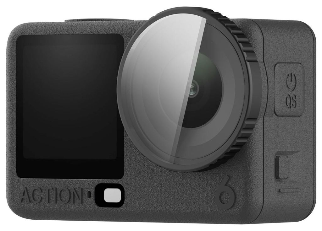 INF UV-Filter Linsenschutz DJI Osmo Action 6, Aluminium und Glas