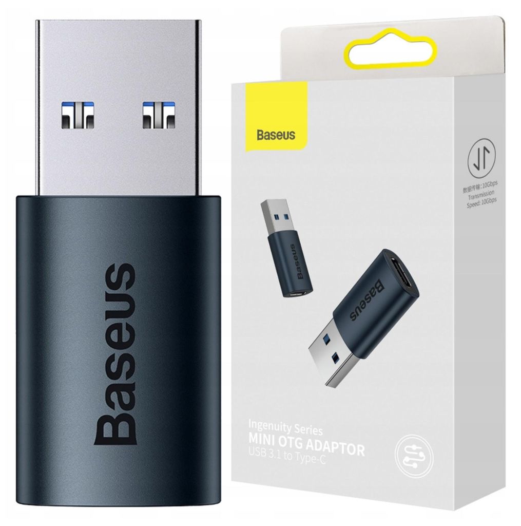 Baseus ZJJQ000103, USB-A, USB-C, Blau Produktbild 