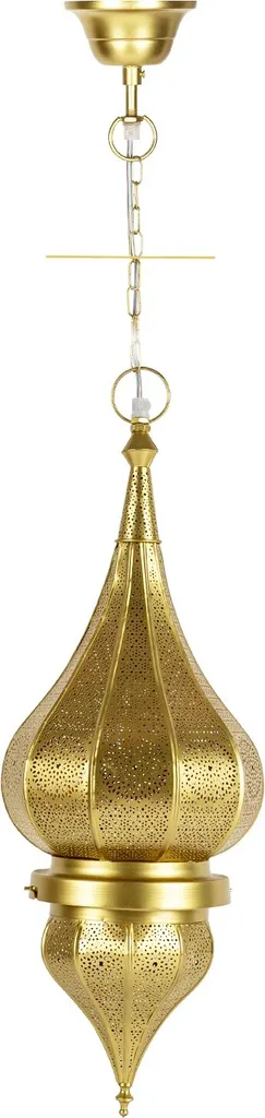 Suspension orientale Fayna Gold pour éclairage salon et chambre cosy - 4