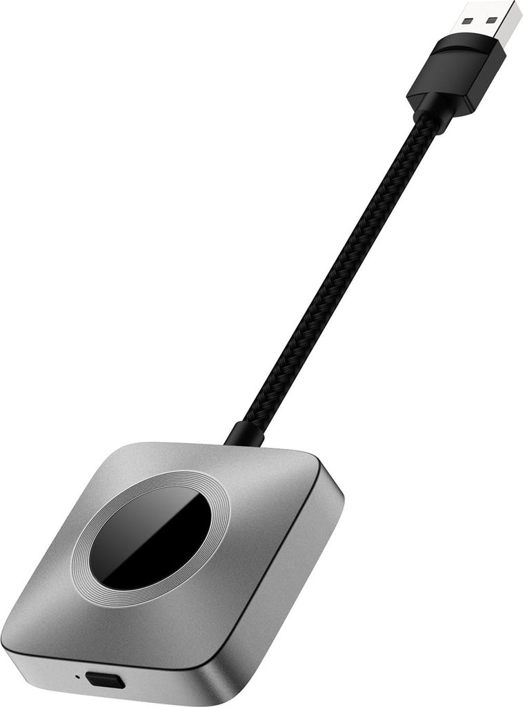 Drahtlose Adapter für das Auto. Konvertieren Sie den kabelgebundenen 2-in-1-Bildschirmkonverter für Car-Play in eine Kompatibilität mit iPhone u...