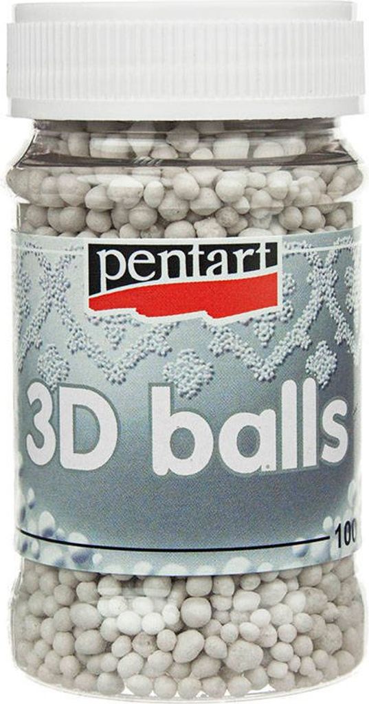 PENTART 3D Kugeln kleine Mikroperlen Bastelmaterial - 100ml