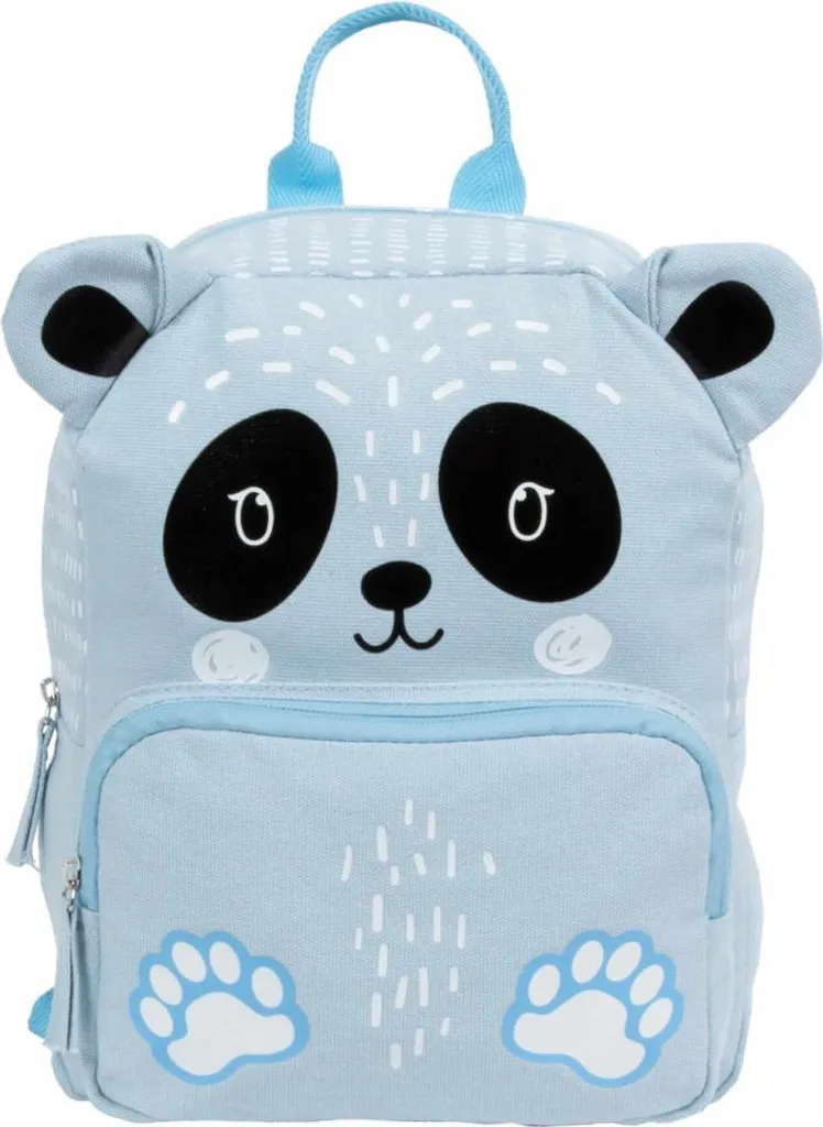 Zaino Panda Asilo Cotone Rinforzato - Ergonomia e Comfort 2-6 Anni