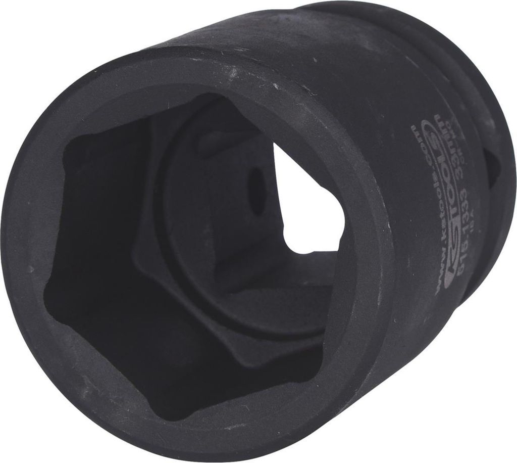 KS TOOLS 515.1333-E 3/4" Sechskant-Kraft-Stecknuss, kurz, 33mm, auf Hänger
