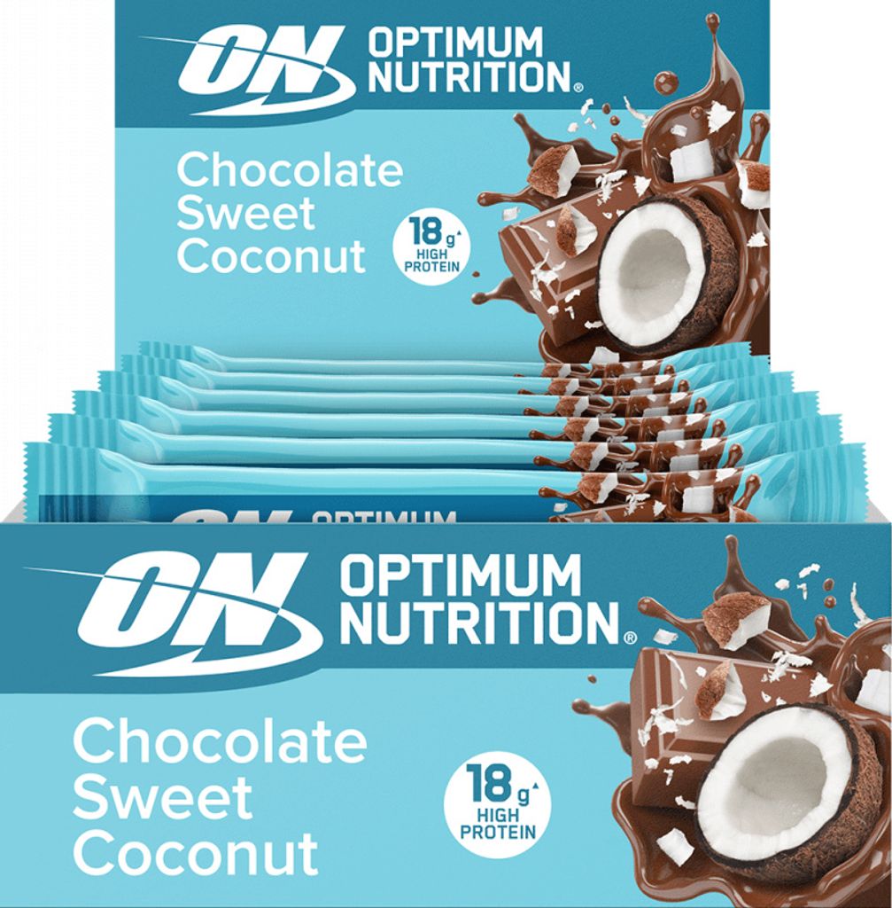 Optimum Nutrition Coconut Protein Bar (12x59g) Chocolate Produktbild 