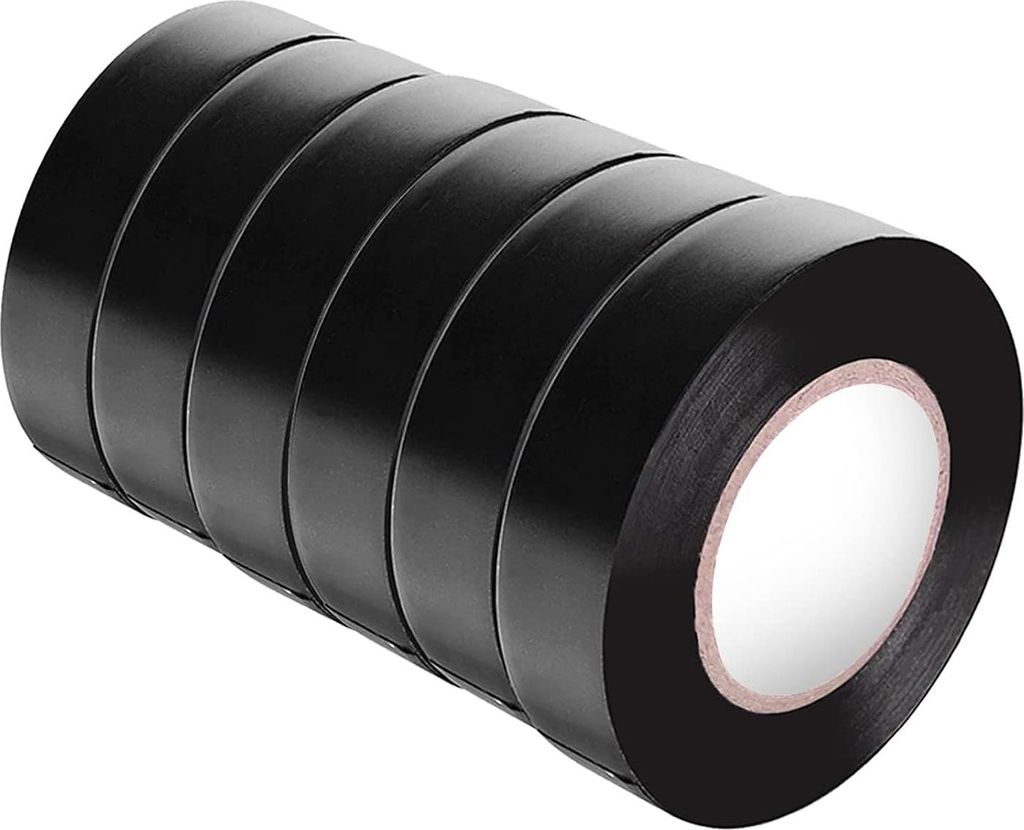 Comforty 6 Stück Schwarzes Isolierband Produktbild 