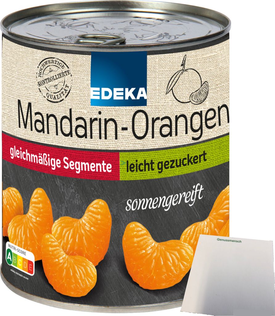 Edeka Mandarin-Orangen Mandarinen in der Dose leicht Produktbild 