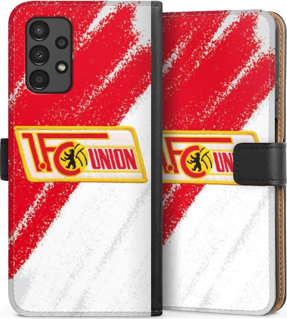 DeinDesign Klapphülle für Samsung Galaxy A13 4G Handytasche Lederhülle Tasche 1. FC Union Berlin Logo Offizielles Lizenzprodukt