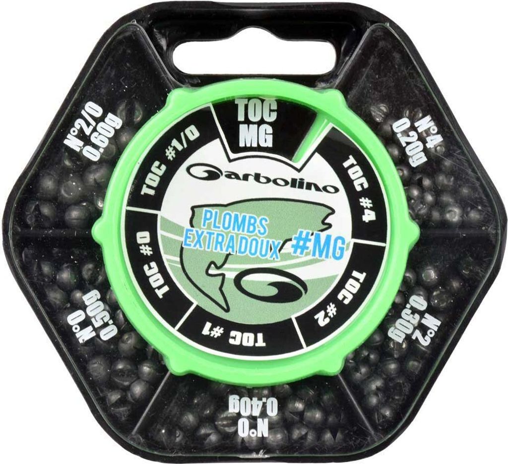 Garbolino Extra Soft Geteiltes Bleischrot Silber 4-2-1-0-1/0 Silber 4-2-1-0-1/0