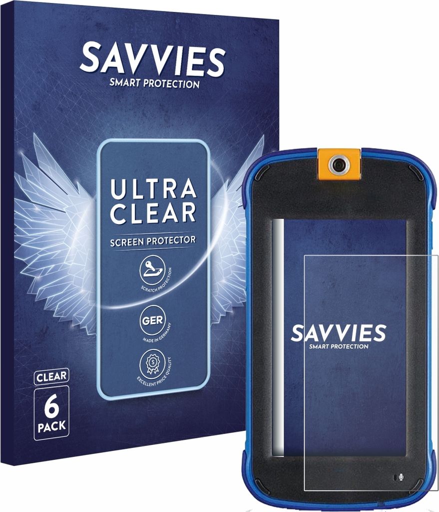 6x Für Vtech Kidicom Max 3.0 Schutzfolie Savvies Displayschutz Display Schutz Folie Klar Transparent