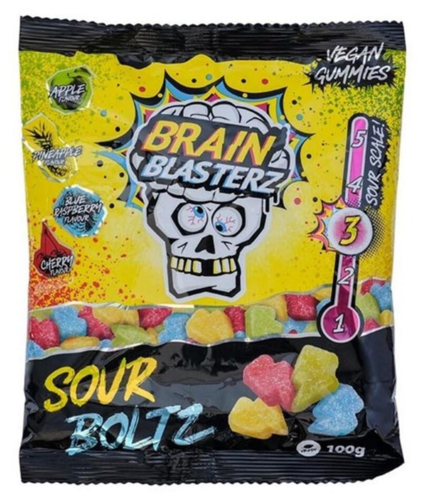 Brain Blasterz Sour Boltz (16 x 100g) Produktbild 