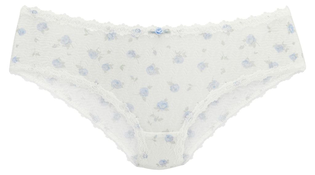 VIVANCE Panty Rosali weiß-hellblau Größe 40/42 Produktbild 