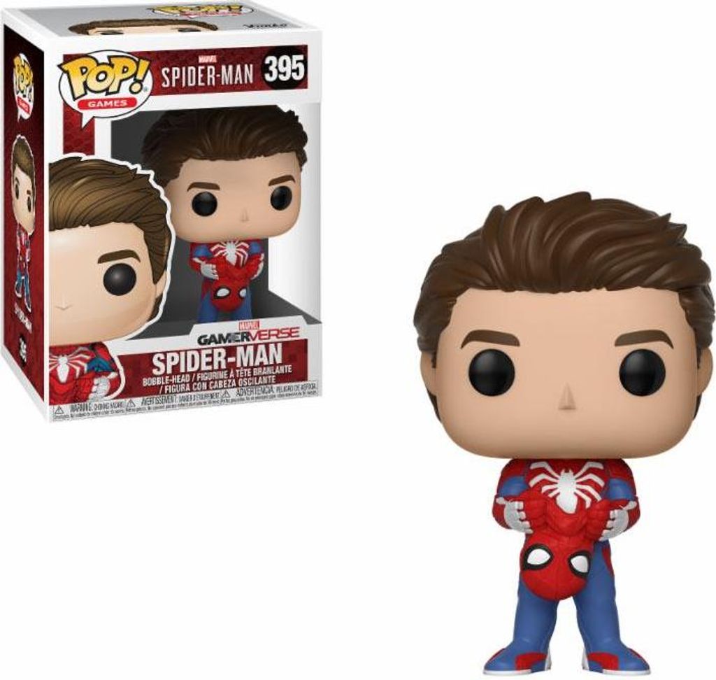 FUNKO POP! Games Marvel Spider-Man Unmasked Spider-Man, Produktbild 