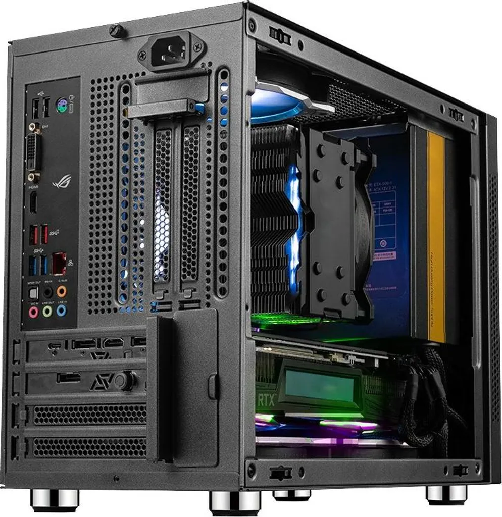 Inter-Tech Geh IM-1 Pocket Nero: Micro-Tower Versatile per PC Gaming mATX - 19