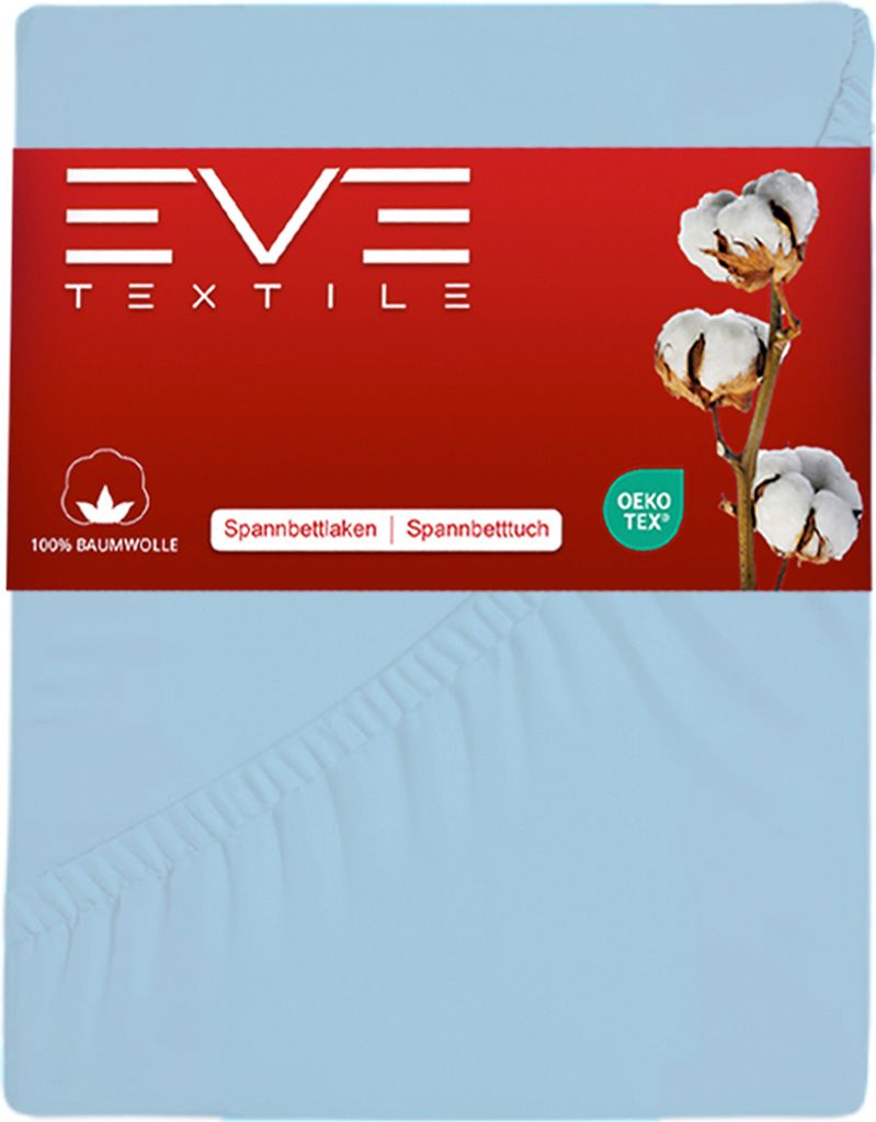 EVE Textile Spannbettlaken - hellblau Produktbild 