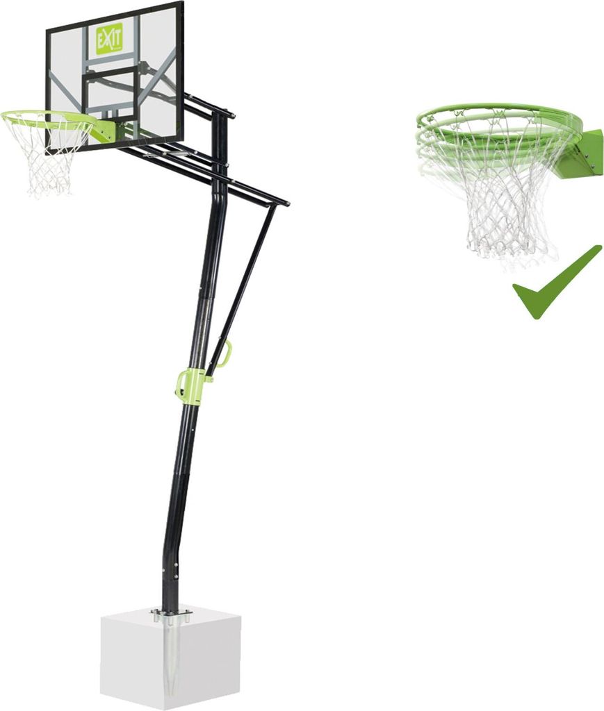EXIT Galaxy Panneau de Basket – avec Anneau Dunk & Filet – Image du produit 