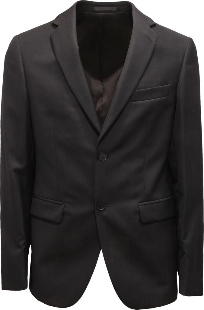 1130Az Abito Uomo Bordoni Man Suit Drop 7R Black