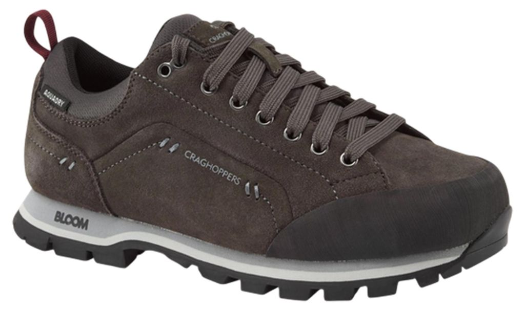 Craghoppers - "Jacara 2" Sneaker für Herren, Leder CG2529 (39 EU) (Dunkelgrau)