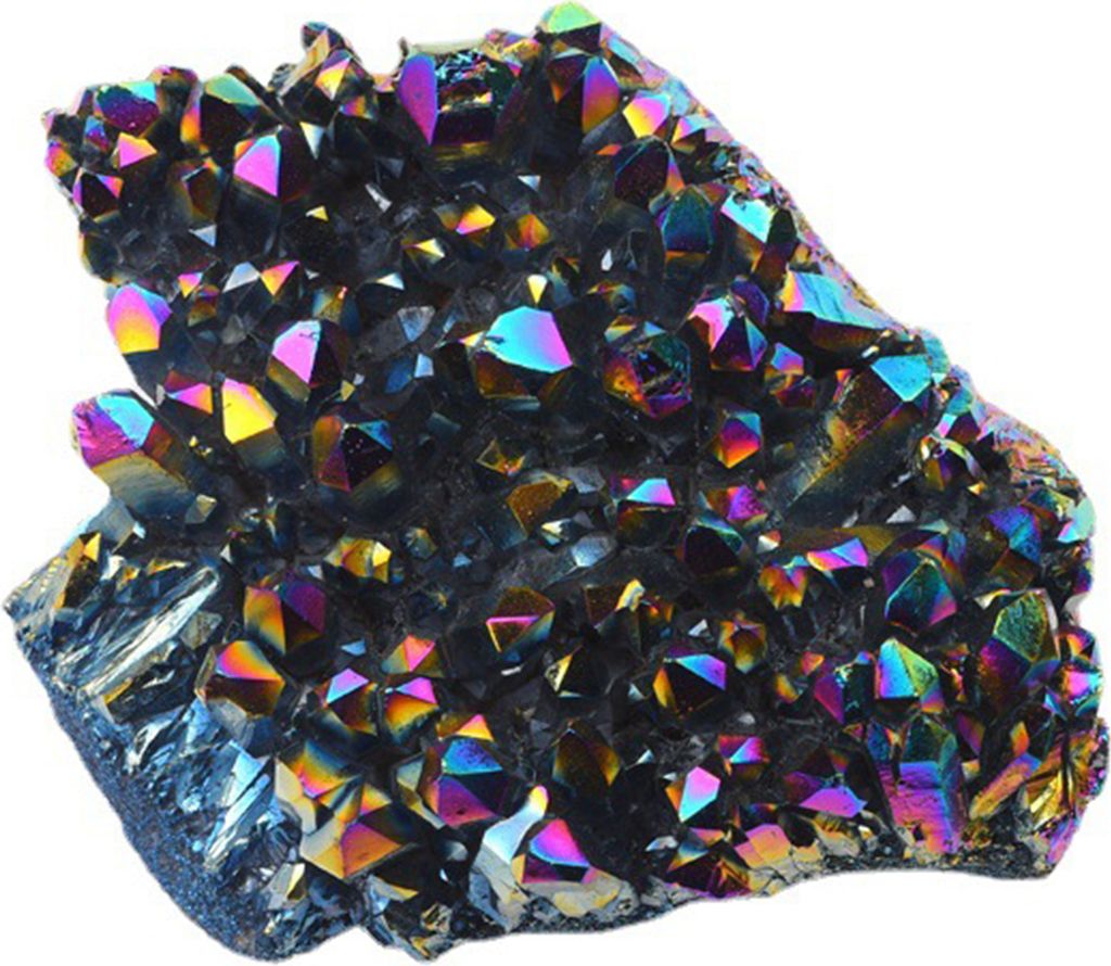 Faux Crystal attraktive unregelmäßige tragbare Reiki -Heilung Energy Stone Home Decor-Mehrfarbig