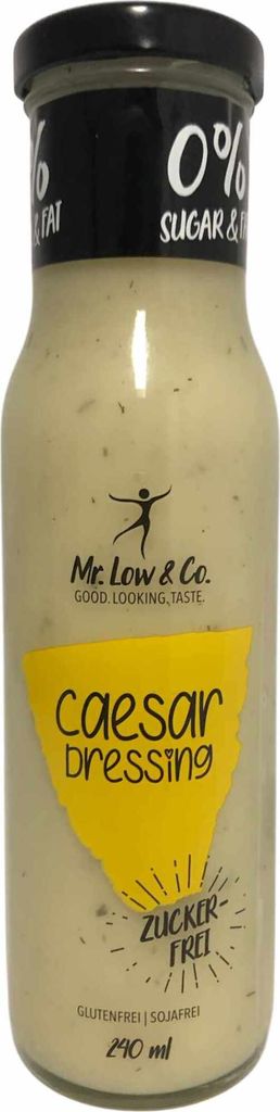 Mr. Lowcarb Dressing Caesar (240ml Glas) Zdjęcie produktu 