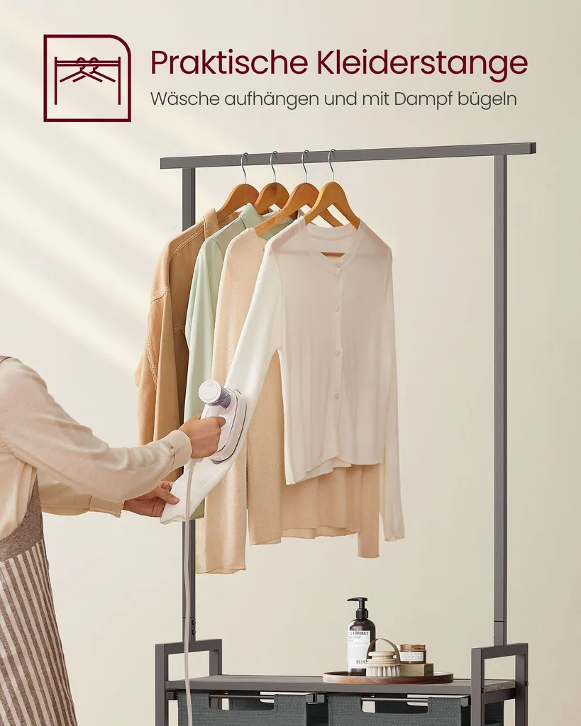 Panier à linge pour tri sélectif 2 x 46L idéal salle de bain et chambre - 5
