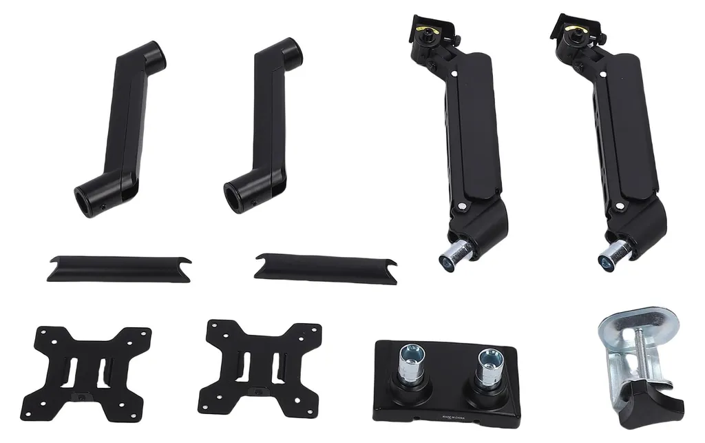 Support d'écran double bureau pour moniteurs 13-34 pouces de 2 à 10 kg