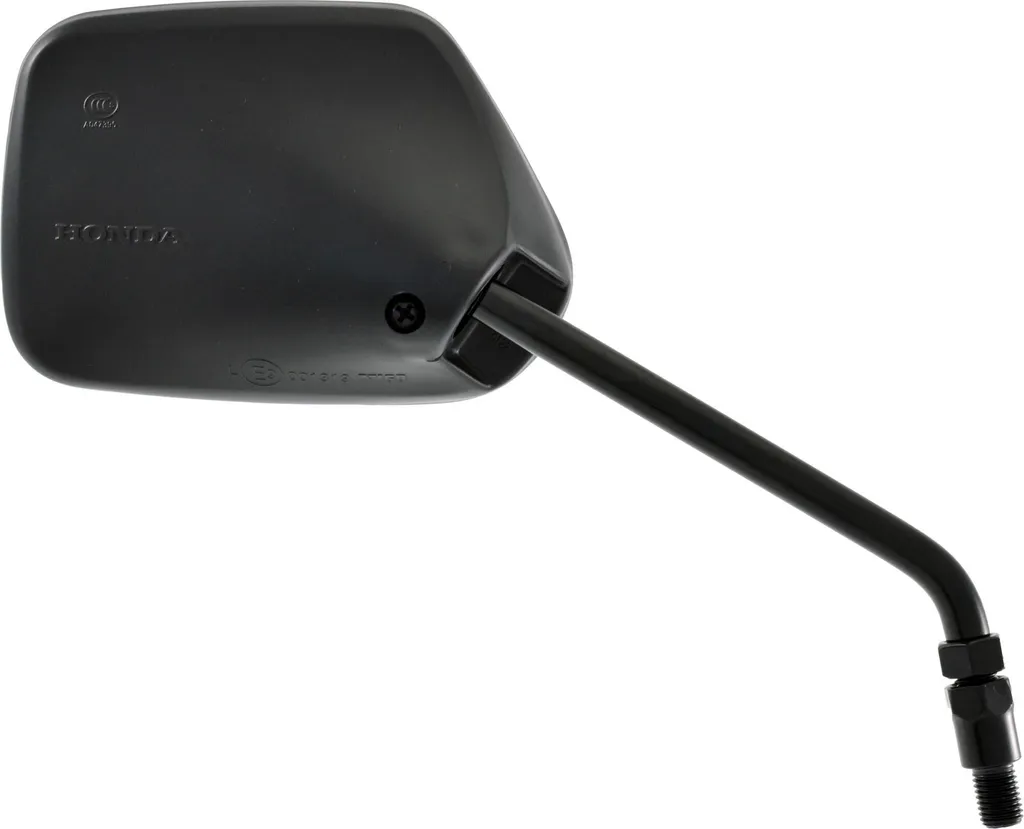 Specchi RMS corrispondenti per forma e design al nero, a destra