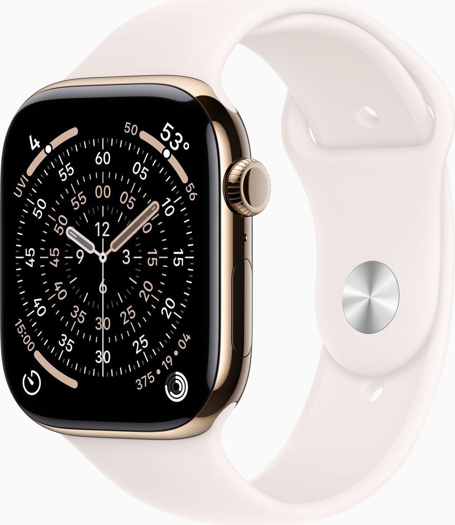 Apple Watch Series 11 GPS + Cellular - 46mm - Gold Titanium Immagine del prodotto 