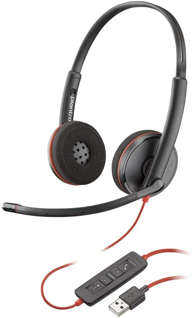 Poly Blackwire 3220 Casque Stéréo avec Micro Anti-Bruit et Commande SCR - 2
