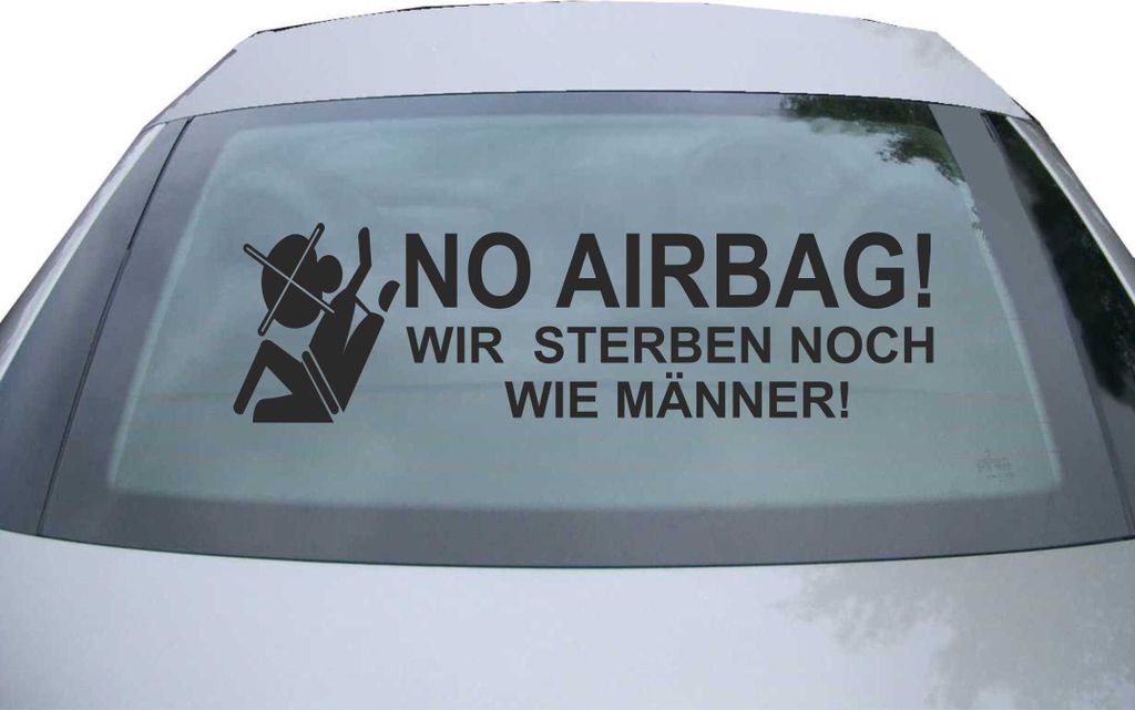 Indigos UG - Aufkleber Heckscheibe & Motorklappe DE2426 - schwarz - 600x171 mm - No Airbag - Auto Scheiben Fenster Heckklappe Tuning Racing JDM - D...