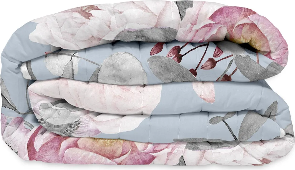 Boutis imprimé fleurs HF Soft Bouquet Coloured pour lit double 240x260 - 5