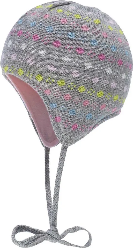 Cappellino Döll per Bambina in Cotone: Protezione e Amore in Grigio