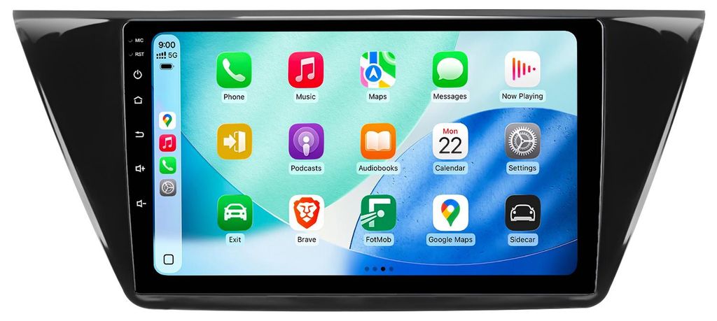 Android autorádio 10 palcov 64 GB pre VW Touran 2016-2018 s Obrázok produktu 