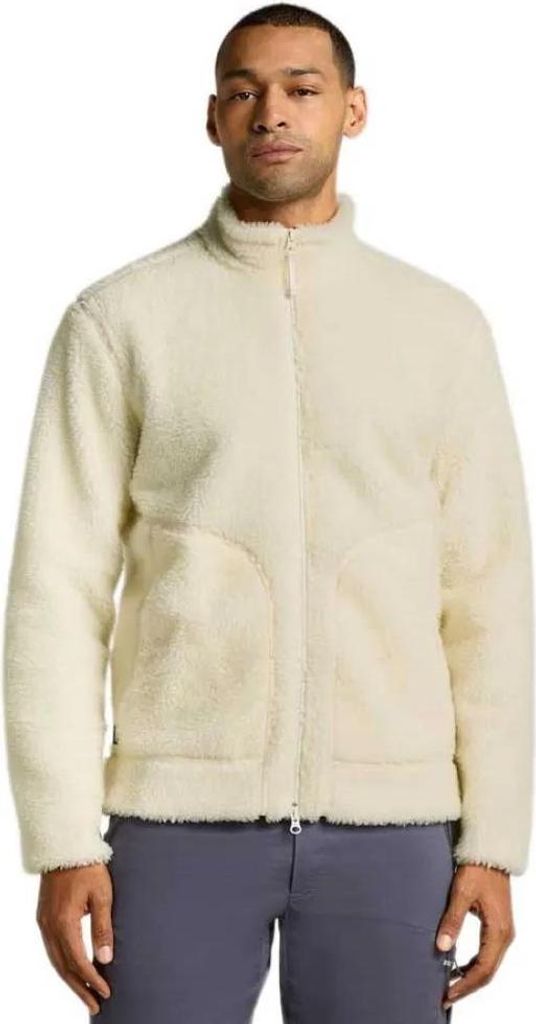 Icebreaker Merino 800 Realfleece High Pile Reißverschlusspullover Beige L Herren Beige L