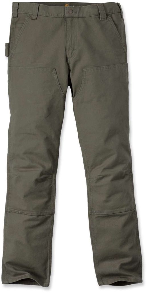 Carhartt Stretch Duck Doppelfront Bundhose Mit Geradem Schnitt Für Herren 103340, Farbe:tarmac, Größe:W38/L34