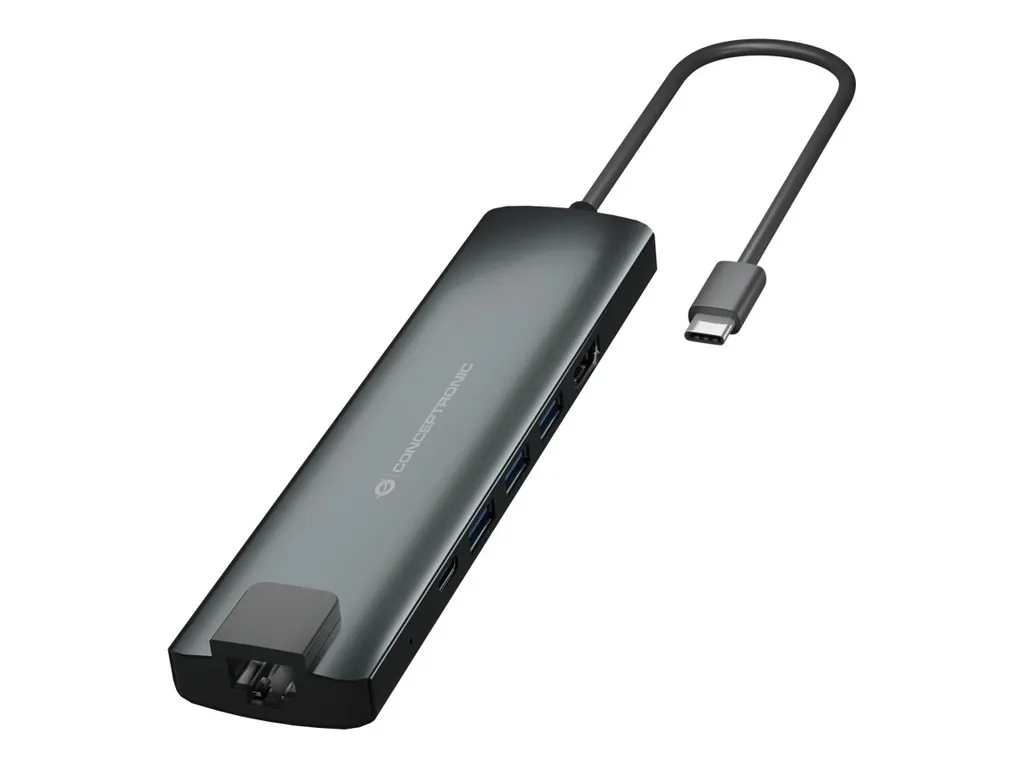 Adaptateur Multiport USB-C 8 en 1 Hub HDMI 4K pour Ordinateur Portable