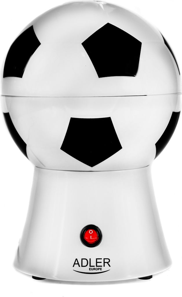 Adler AD 4479 Popcornmaschine im Fußball-Design 1200W - Weiß