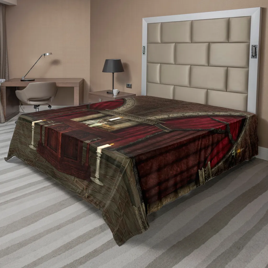 Lenzuolo Gotico Castello ABAKUHAUS 244x205 - Arredo Camera Dark