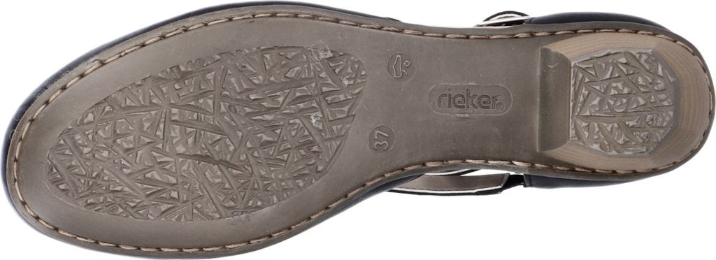 Rieker Pumps - Glanzschwarz Glattleder Größe: 38 Normal Produktbild 5
