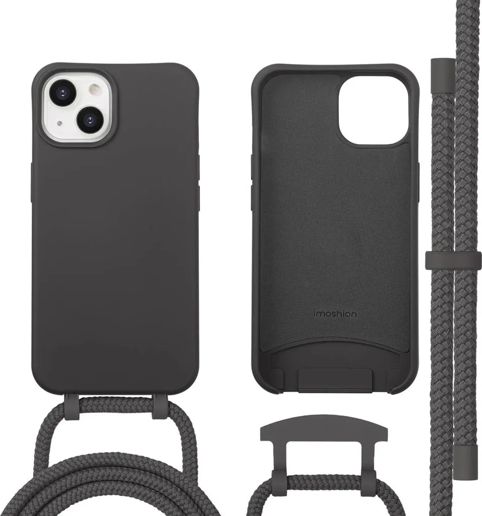 Custodia MagSafe iPhone 14 imoshion con Tracolla Black Coffee