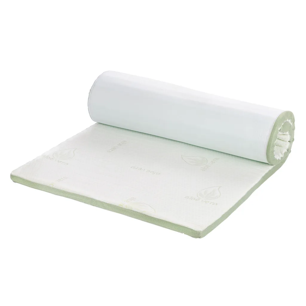 Surmatelas AloeVera II 4 cm 120 x 200 cm - Confort Ferme et Équilibré