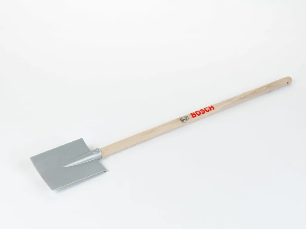 Bêche Bosch manche bois ergonomique et fer en acier trempé résistant