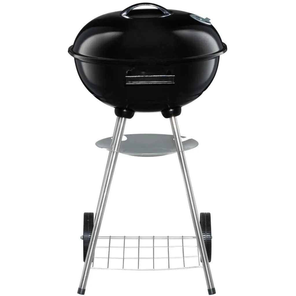Gril à charbon compact 43CM Basic avec couvercle et aérateur réglable