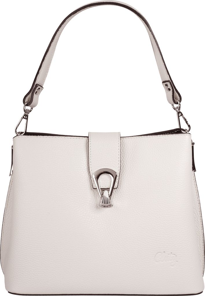 Cluty Umhängetasche Damen 101015 weiß