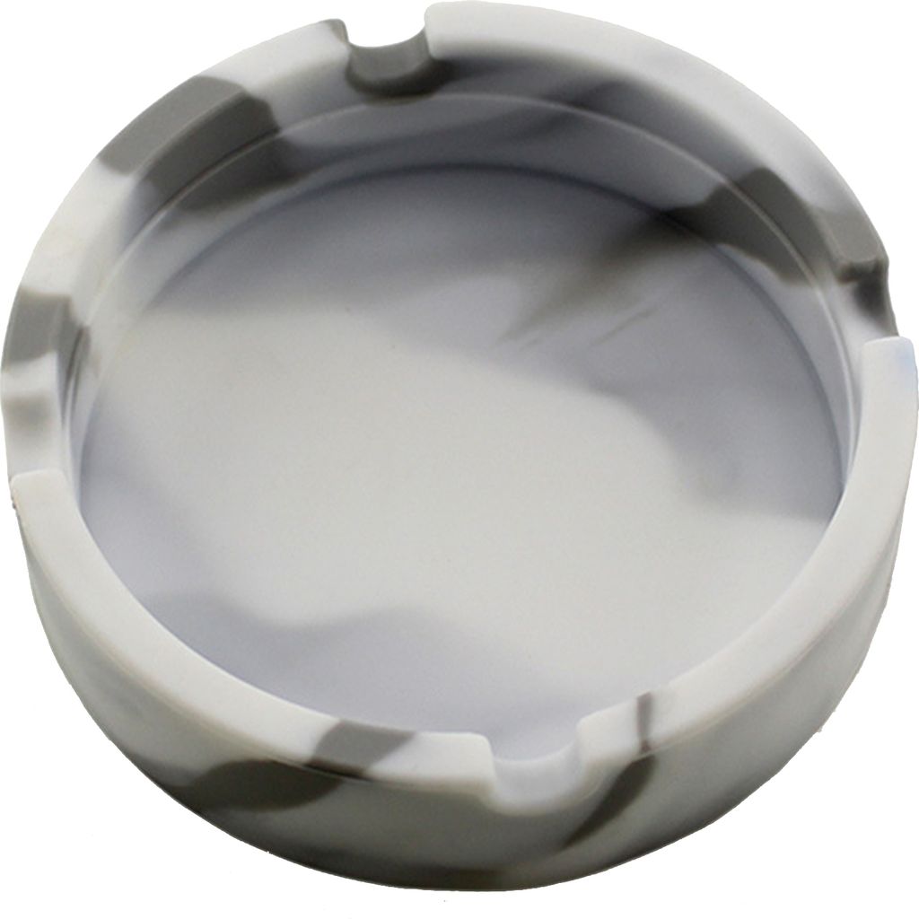 Tragbares runde Silikon -Home -Zigaretten -Aschenbecher -Tarnmisch -Farbhalter-5