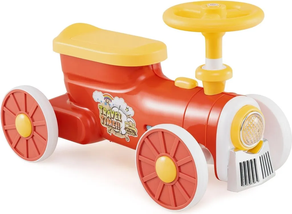 Voiture enfant avec klaxon sonore et coffre de rangement discret - 60cm