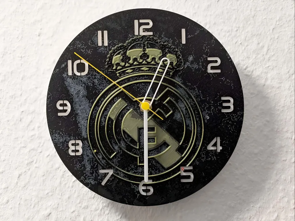 Horloge Murale Real Madrid CF Edition - Grand Cadran de Ø 245mm Officiel