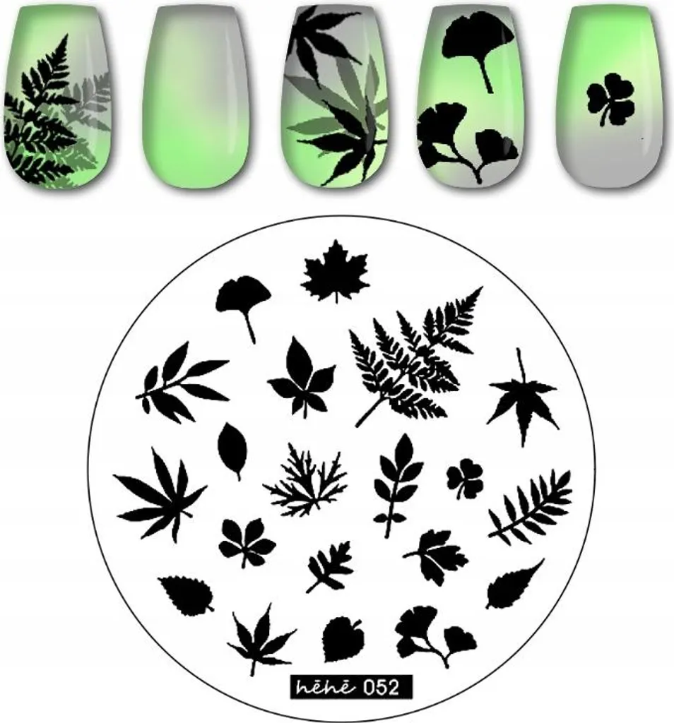 Piastra per timbri per nail art hehe - 052