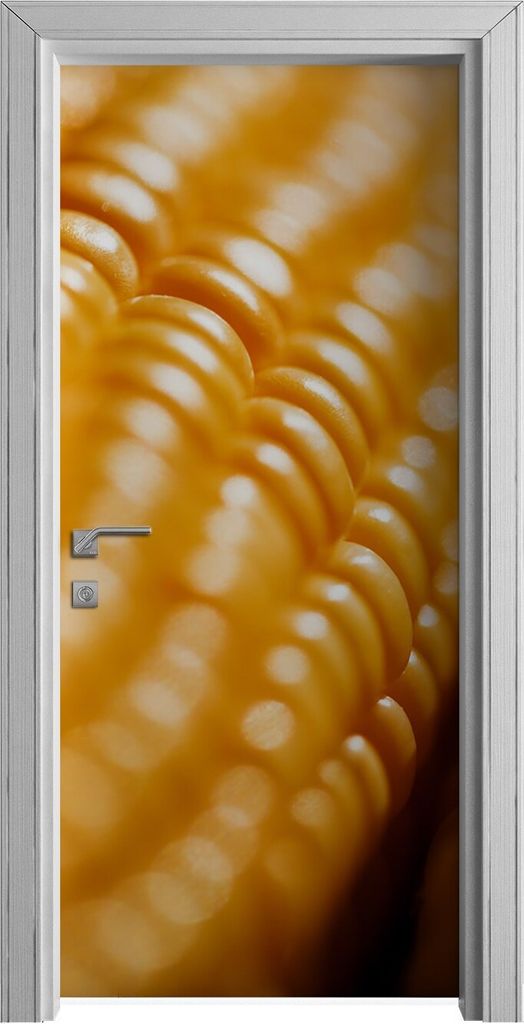 Tür Selbstklebende 90x210 cm Türfolie Türtapete Klebefolie - Maiskörner